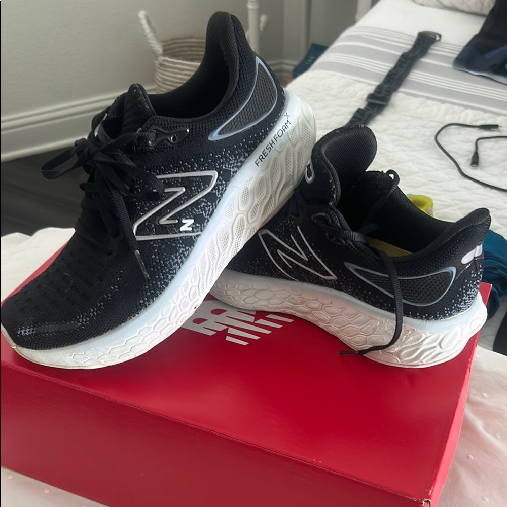 New Balance Fresh Foam v13 Black and White Sneakers